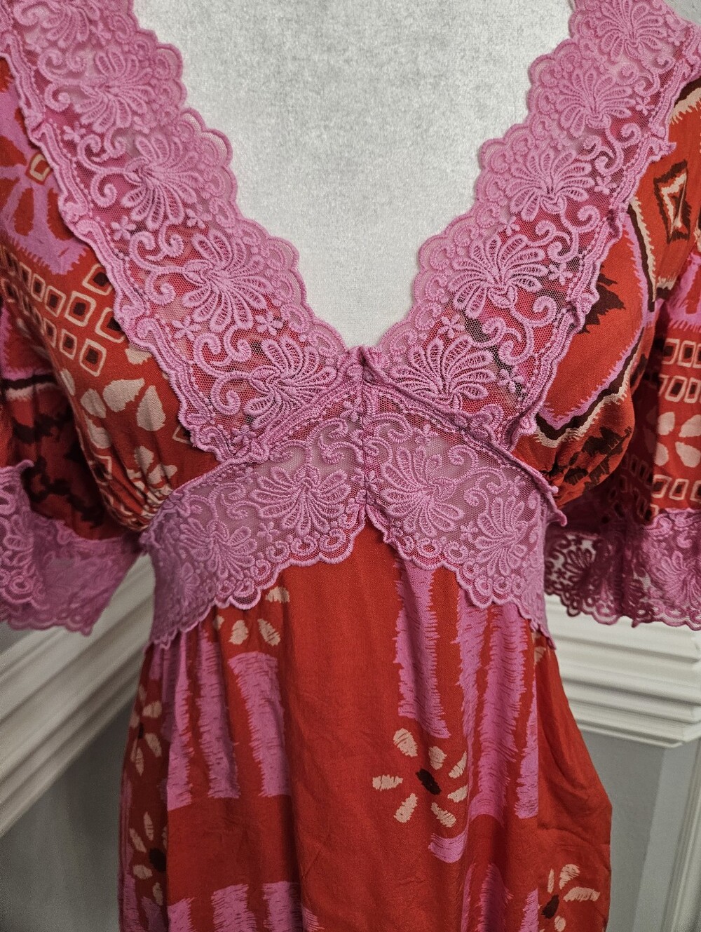 Spell & The Gypsy Libertine Lace Mini Dress Size Large - Picture 9 of 12